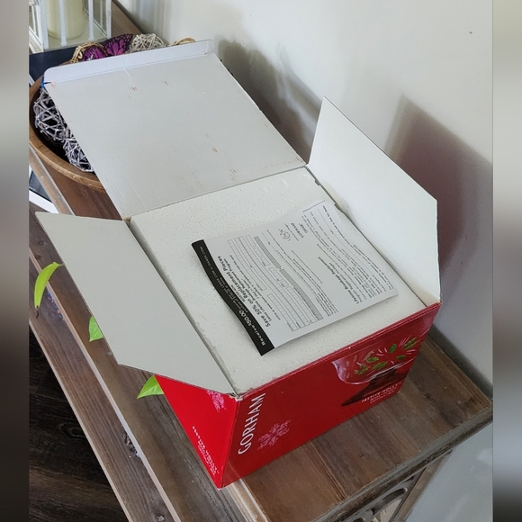 🎄 Gorham Crystal Festive Holiday Bowl – 8.5”, With Box, Christmas Elegance - Picture 16 of 16